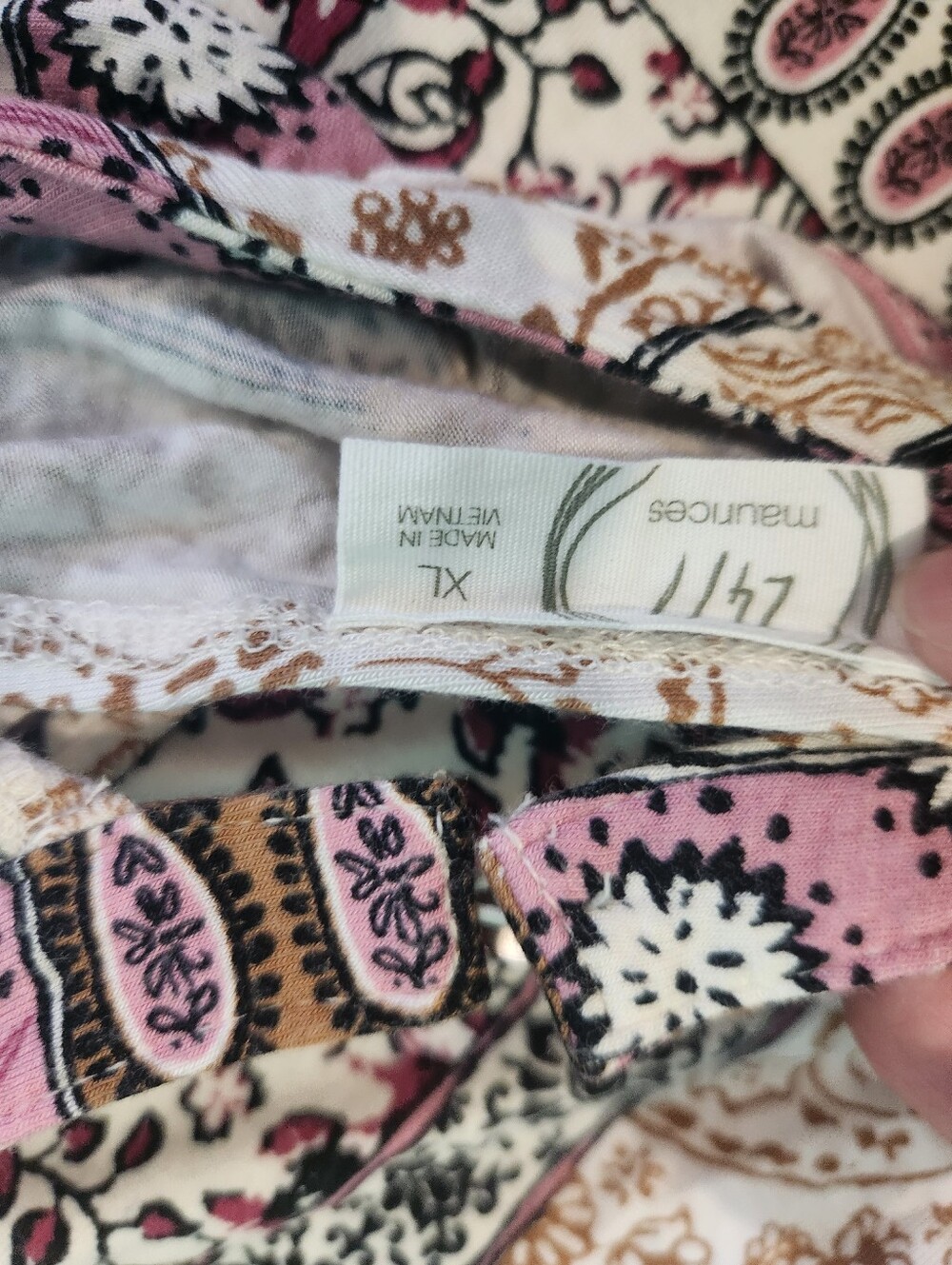 Maurices Floral Patchwork Halter Romper in Pink & Cream - Picture 3 of 3